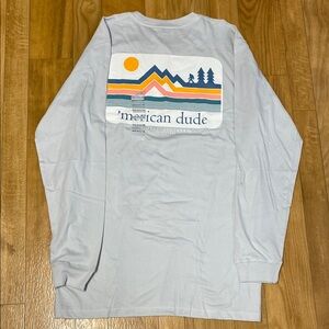 Simply Southern Gray Long Sleeve Tee with Graphic Design